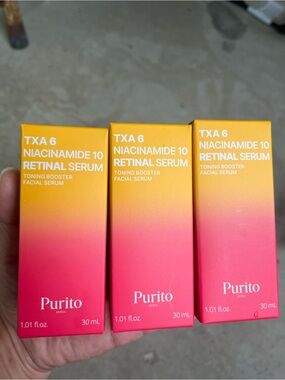 Brandnew PURITO TXA 6 Niacinamide 10 Retinal Serum (30ml)